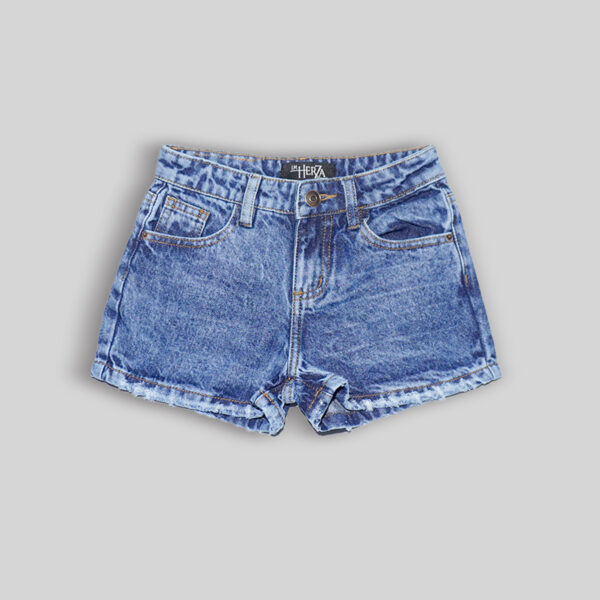 Shorts de jean  denim corto para niña – moda y comodidad - Imagen 3