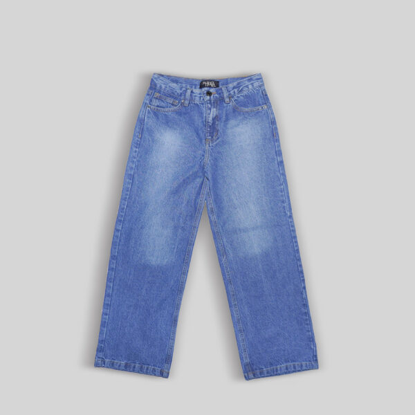 Jeans denim modernos para niño – bota Recta - Imagen 4